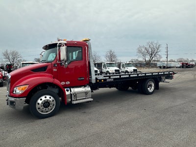 2025 Kenworth T280 WITH A CENTURY 21.5' STEEL CARRIER